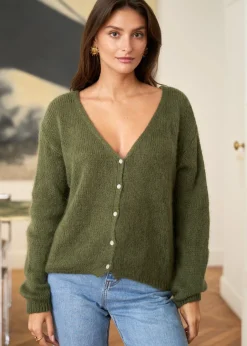 Hot Motus Boutique Pull Bohème Kaki-PullBohème