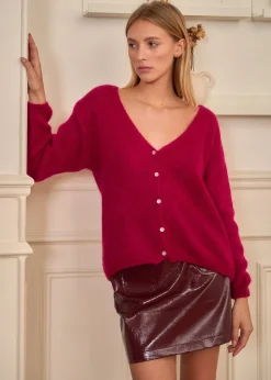Best Sale Motus Boutique Pull Bohème Framboise-PullBohème