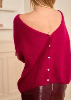 Best Sale Motus Boutique Pull Bohème Framboise-PullBohème