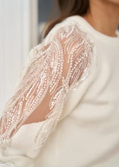 New Motus Boutique Pull Cosima Blanc-PullCosima