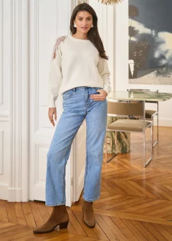 New Motus Boutique Pull Cosima Blanc-PullCosima