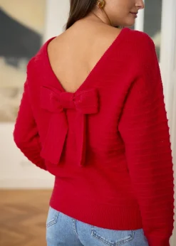 Outlet Motus Boutique Pull Gabriel Rouge-PullGabriel