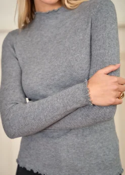 Best Motus Boutique Pull Léana Gris-PullLéana