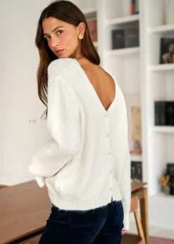 Best Motus Boutique Pull Lauren Blanc-PullLauren