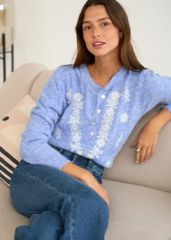 Cheap Motus Boutique Pull Liora Bleu-PullLiora