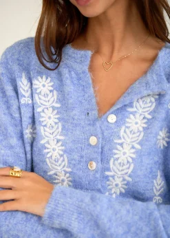Cheap Motus Boutique Pull Liora Bleu-PullLiora