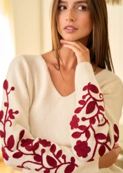 Best Motus Boutique Pull Nolan EcruBordeaux-PullNolan