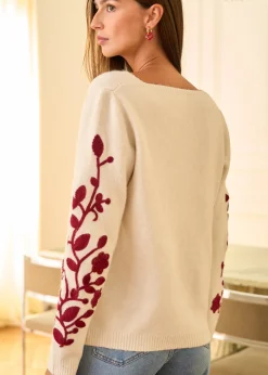 Best Motus Boutique Pull Nolan EcruBordeaux-PullNolan