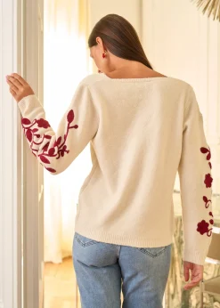 Best Motus Boutique Pull Nolan EcruBordeaux-PullNolan