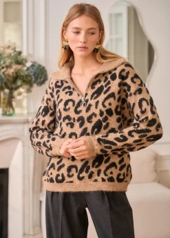 Hot Motus Boutique Pull Ondine Léopard-PullOndine