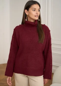 Online Motus Boutique Pull Pia Bordeaux-PullPia