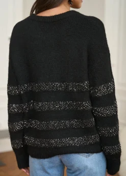 Best Sale Motus Boutique Pull Selma Noir-PullSelma