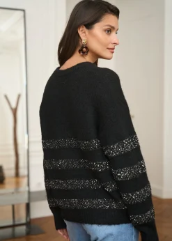 Best Sale Motus Boutique Pull Selma Noir-PullSelma