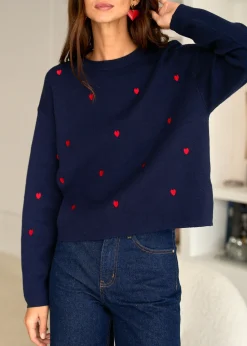 Shop Motus Boutique Pull Zora Marine-PullZora