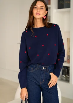 Shop Motus Boutique Pull Zora Marine-PullZora