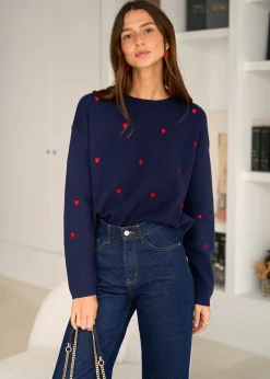 Shop Motus Boutique Pull Zora Marine-PullZora