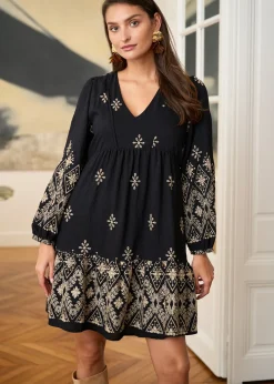 Outlet Motus Boutique Robe Alex Noir-RobeAlex