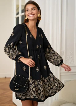 Outlet Motus Boutique Robe Alex Noir-RobeAlex