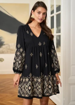 Outlet Motus Boutique Robe Alex Noir-RobeAlex