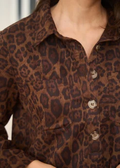 Sale Motus Boutique Robe Aubane ImpriméLéopard-RobeAubane