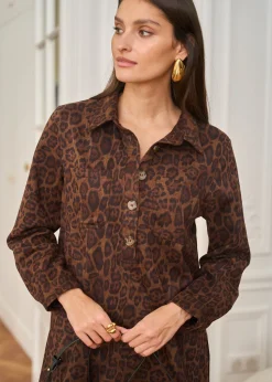Sale Motus Boutique Robe Aubane ImpriméLéopard-RobeAubane