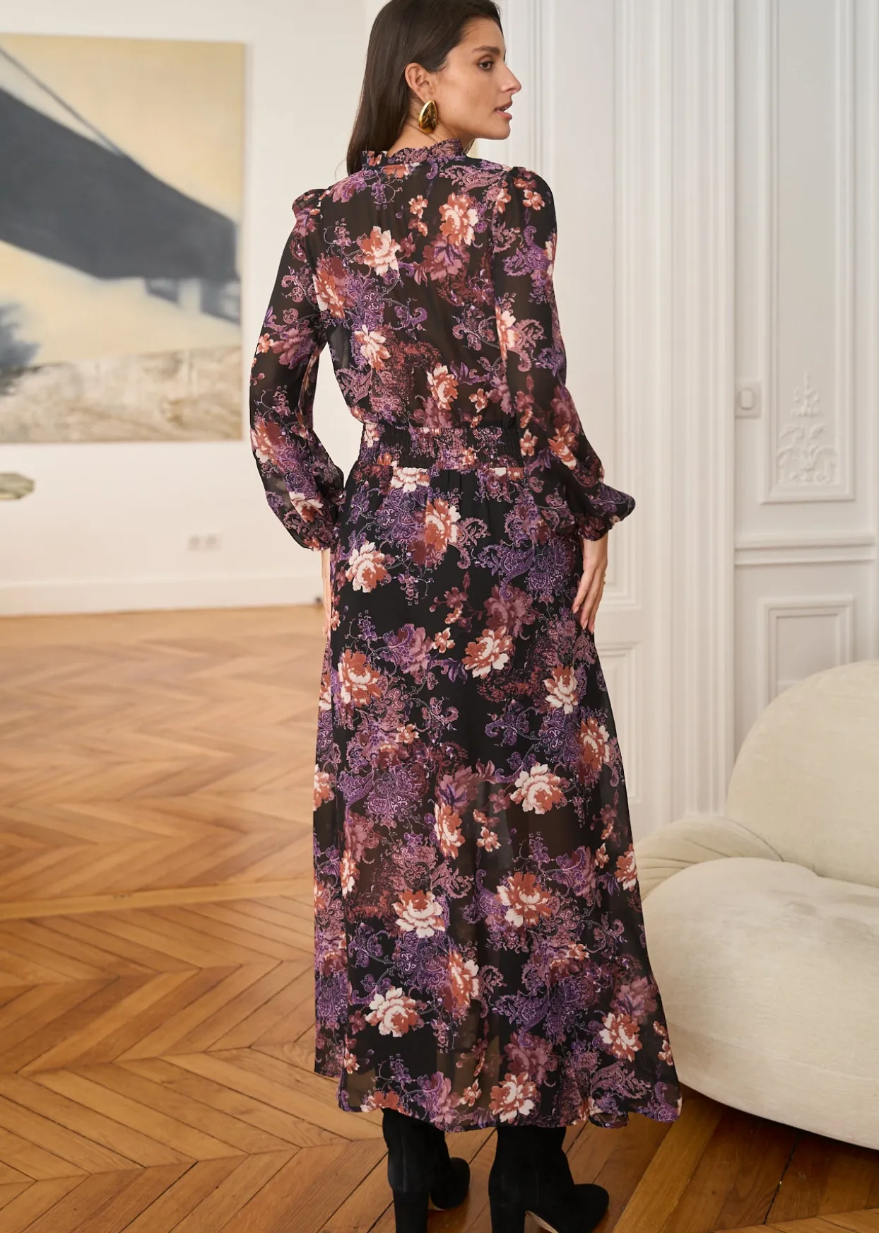 Flash Sale Motus Boutique Robe Carla ImpriméFondNoir-RobeCarla