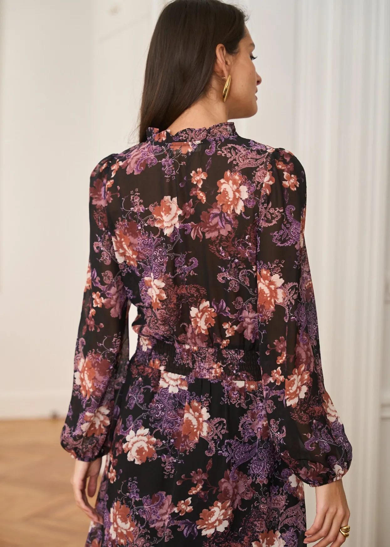 Flash Sale Motus Boutique Robe Carla ImpriméFondNoir-RobeCarla
