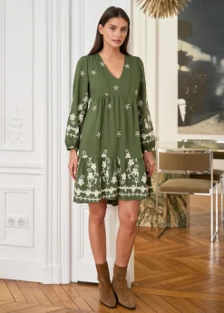 Flash Sale Motus Boutique Robe Charlotte Kaki-RobeCharlotte