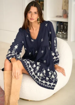 Discount Motus Boutique Robe Charlotte Marine-RobeCharlotte