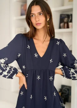 Discount Motus Boutique Robe Charlotte Marine-RobeCharlotte