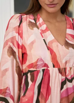 Best Sale Motus Boutique Robe Constance MotifsRose-RobeConstance