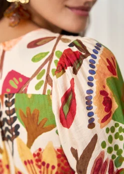 Best Sale Motus Boutique Robe Constance MotifsBeige-RobeConstance