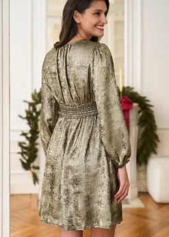 Cheap Motus Boutique Robe Dania LaméDoré-RobeDania