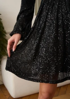 Fashion Motus Boutique Robe Elise Noir-RobeElise