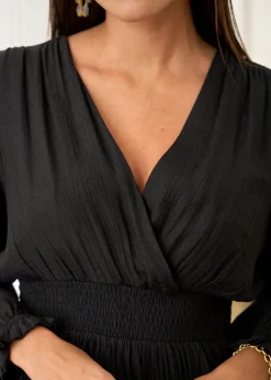 Online Motus Boutique Robe Eva NoirBrillant-RobeEva