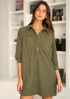 Cheap Motus Boutique Robe Inès Kaki-RobeInès