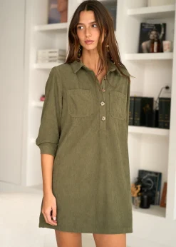 Cheap Motus Boutique Robe Inès Kaki-RobeInès