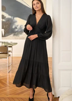 Flash Sale Motus Boutique Robe Laure NoirBrillant-RobeLaure