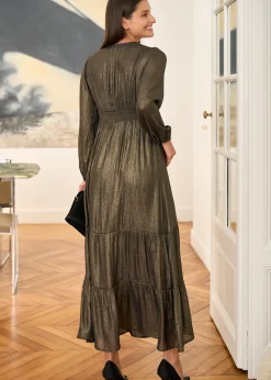 New Motus Boutique Robe Laure LaméBronze-RobeLaure