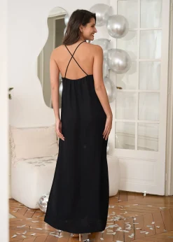 Fashion Motus Boutique Robe Layla NoirPailleté-RobeLayla