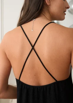 Fashion Motus Boutique Robe Layla NoirPailleté-RobeLayla