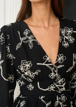 Outlet Motus Boutique Robe Lila Noir-RobeLila