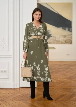 Discount Motus Boutique Robe Luce Kaki-RobeLuce