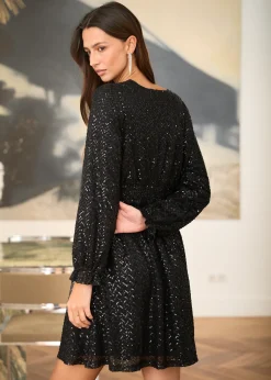 New Motus Boutique Robe Maé Noir-RobeMaé