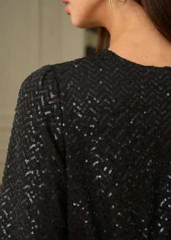 New Motus Boutique Robe Maé Noir-RobeMaé