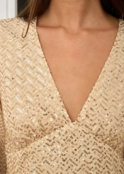 Store Motus Boutique Robe Maé Doré-RobeMaé