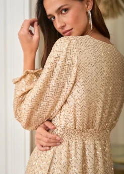 Store Motus Boutique Robe Maé Doré-RobeMaé