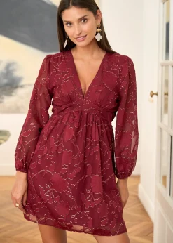 Cheap Motus Boutique Robe Marjolaine Bordeaux-RobeMarjolaine