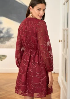 Cheap Motus Boutique Robe Marjolaine Bordeaux-RobeMarjolaine