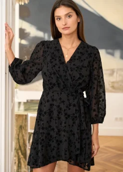 Discount Motus Boutique Robe Mila FleuriNoir-RobeMila